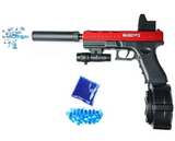 ДИТЯЧИЙ ІГРАШКОВИЙ ГЕЛЬ БЛАСТЕР (ORBEEZ GUN) ГЛОК (GLOCK) НА ОРБІЗАХ, ЧЕРВОНИЙ 817 фото