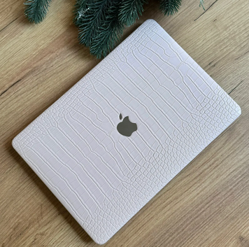 Чехол накладка Uplix кожаная на MacBook Pro 16" (A2485 / A2780 / A3403 / A3186), Бледно Розовый Pro16lps фото