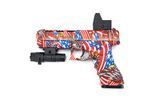 ДИТЯЧИЙ ІГРАШКОВИЙ ГЕЛЬ БЛАСТЕР (ORBEEZ GUN) ГЛОК (GLOCK) НА ОРБІЗАХ, АМЕРИКАНСЬКИЙ ОРЕЛ 8171 фото