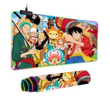 Ігрова поверхня LED килимок для мишки, ONE PIECE 90*40см. Anime6 593755 фото