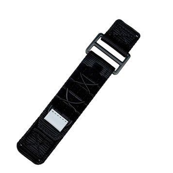 Ремінець для годинника Nylon Pro Black 20 мм 1051-1244 фото