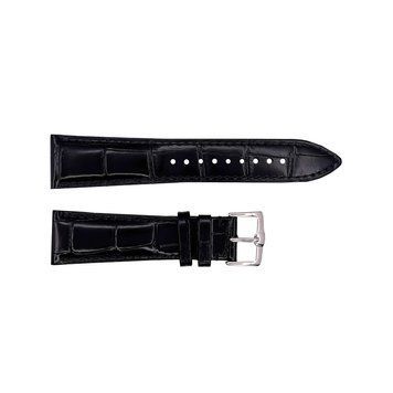 Шкіряний ремінець Premium 18х16 мм. Black 1051-0641 фото