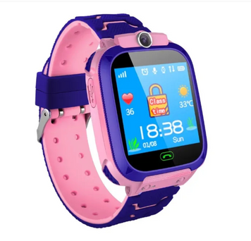 Детские водонепроницаемые умные часы с GPS трекером SMART BABY Q12+ Pink 59268 фото