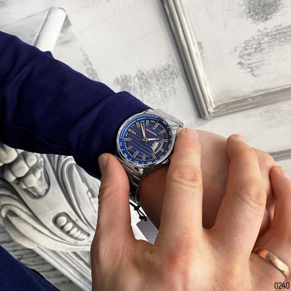Curren 8375 Silver-Blue 1008-0240 фото
