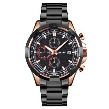 Skmei 9192RGBK Rose Gold-Black 1080-2733 фото