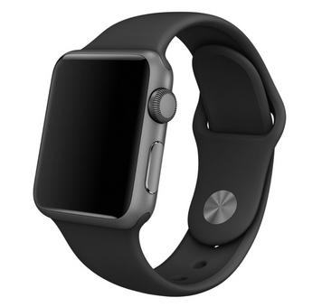 Ремінець Uplix Sport Band для Apple Watch 42 (10 series) | 41 | 40 | 38 mm OEM, Black 1999139035 фото