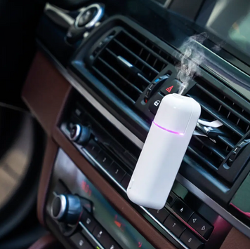 Ароматизатор для авто Ultrasonic Car Aroma Diffuser IAA White на дефлектор, набір 6 флакона IAA02 фото