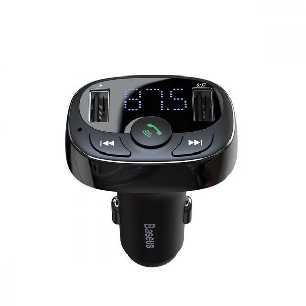 АЗП Baseus FM Launcher S-09 Standart Edition 2.4A 2USB CCMT000001 фото