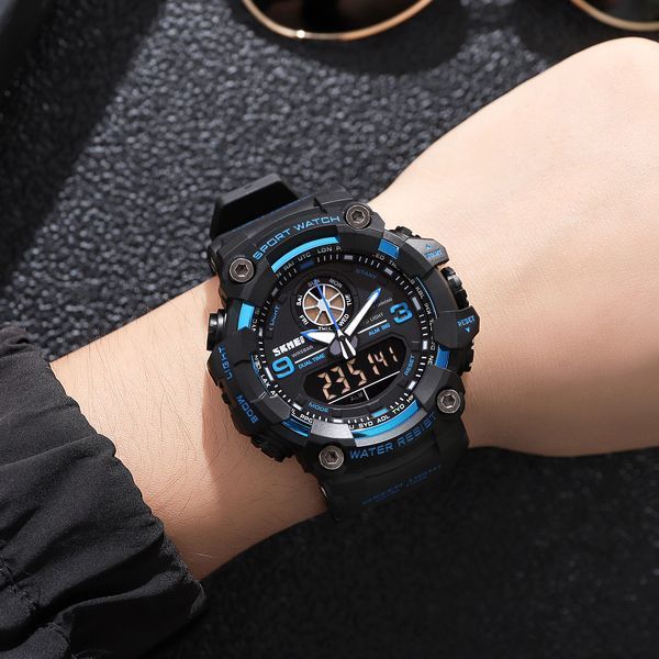 Skmei 1818 Black-Blue. SALE 1080-0756 фото