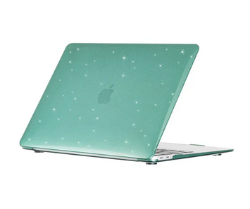 Чехол для MacBook Air 13" (2018 - 2020 | M1 | A1932 | A2337) с блестками Изумрудный 1997327951sm фото
