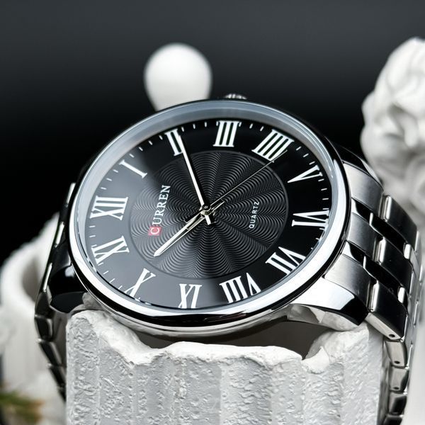 Curren 8422 Silver-Black 1008-0337 фото