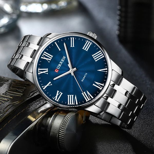 Curren 8422 Silver-Blue 1008-0338 фото