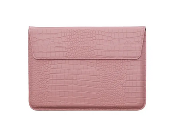 Чехол-конверт-подставка CROCODILE PU для Apple MacBook 13,3", Розовый 00-11119843_13 фото
