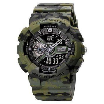 Skmei 1688 Green-Black Military 1080-0740 фото