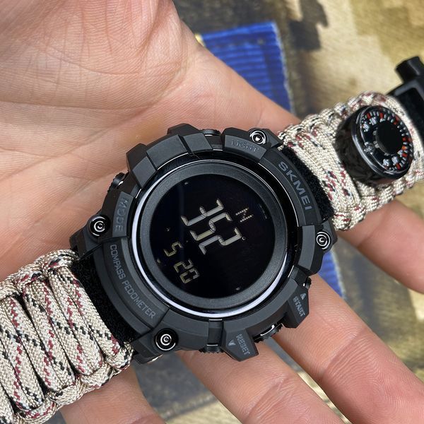 Skmei 1356DCPK Desert Camo Tactic Compass 1080-2089 фото