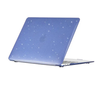 Чехол для MacBook Air 13" (2018 - 2020 | M1 | A1932 | A2337) с блестками Синий 1997327951b фото
