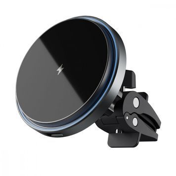 Автомобільний тримач з Бездротовим ЗП Proove Magic Circle Pro 15W WHMP15010001 фото