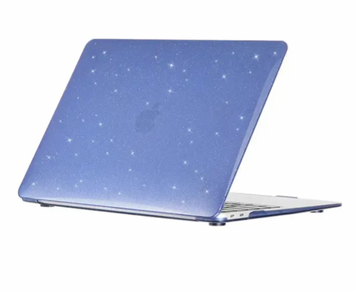 Чехол накладка Uplix для MacBook Pro 16" A2485 / A2780 с блестками, Синий Pro16glbll фото
