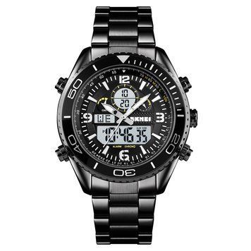 Skmei 1600BKWT Black-Black-White 1080-0993 фото