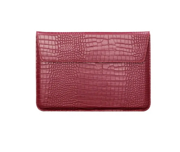 Чехол-конверт-подставка CROCODILE PU для Apple MacBook 13,3", Красный 00-11119843_13 фото