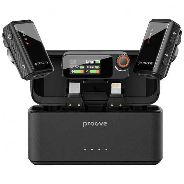 Бездротовий петличний мікрофон Proove Forum Pro black 680770001 фото