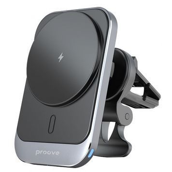 Автомобільний тримач з Бездротовим ЗП Proove Square Magnetic PRO 15W WHSP15010004 фото