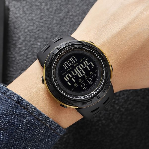 Skmei 2070BKGD Black-Gold 1080-1732 фото