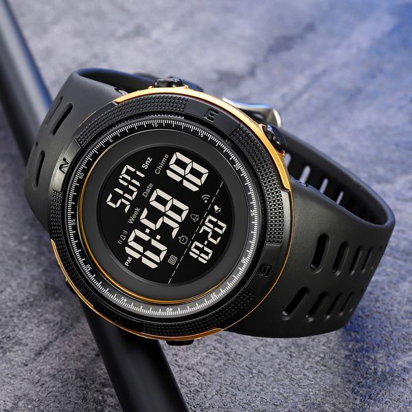 Skmei 2070BKGD Black-Gold 1080-1732 фото