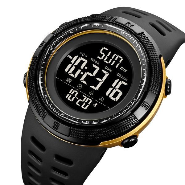 Skmei 2070BKGD Black-Gold 1080-1732 фото