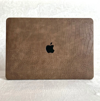 Чохол накладка Uplix шкіряна на MacBook Pro 16" (A2485 / A2780 / A3403 / A3186), Коричневий Pro16lbr фото
