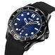 Skmei 9276PBKBU Black-Blue Silicone Strap 1080-1553 фото 2