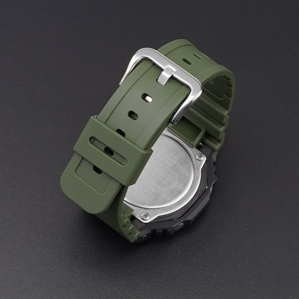 Ремінець для Casio G-Shock GA-2100/2110 Translucent Silver 1051-1151 фото