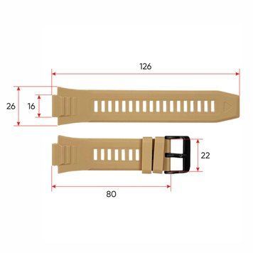 Ремінець для смарт годинника Modfit Armor Khaki 1051-0703 фото