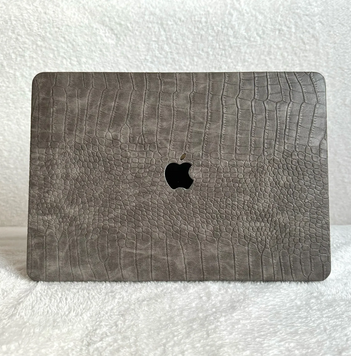 Чохол накладка Uplix шкіряна на MacBook Pro 16" (A2485 / A2780 / A3403 / A3186), темно сірий Pro16ldgr фото