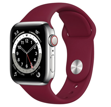 Ремешок Uplix Sport Band для Apple Watch 42 (10 series) | 41 | 40 | 38 mm OEM, Marsala 1999287218 фото