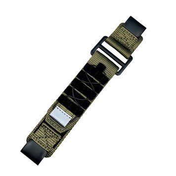 Ремінець для годинника Nylon Pro for Garmin Army Green 22 мм 1051-1251 фото