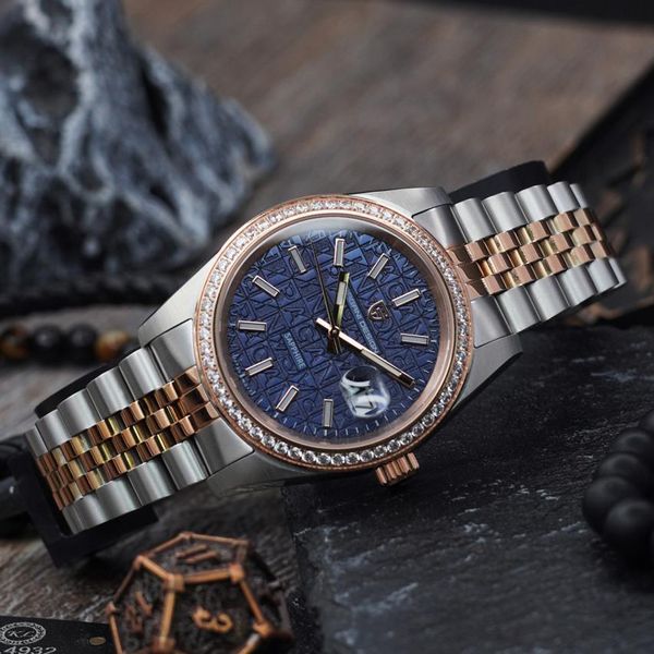 Pagani Design PD-1794M Silver-Rose Gold-Blue 1138-0235 фото