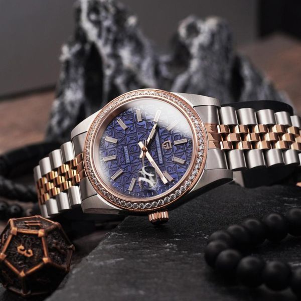 Pagani Design PD-1794M Silver-Rose Gold-Blue 1138-0235 фото
